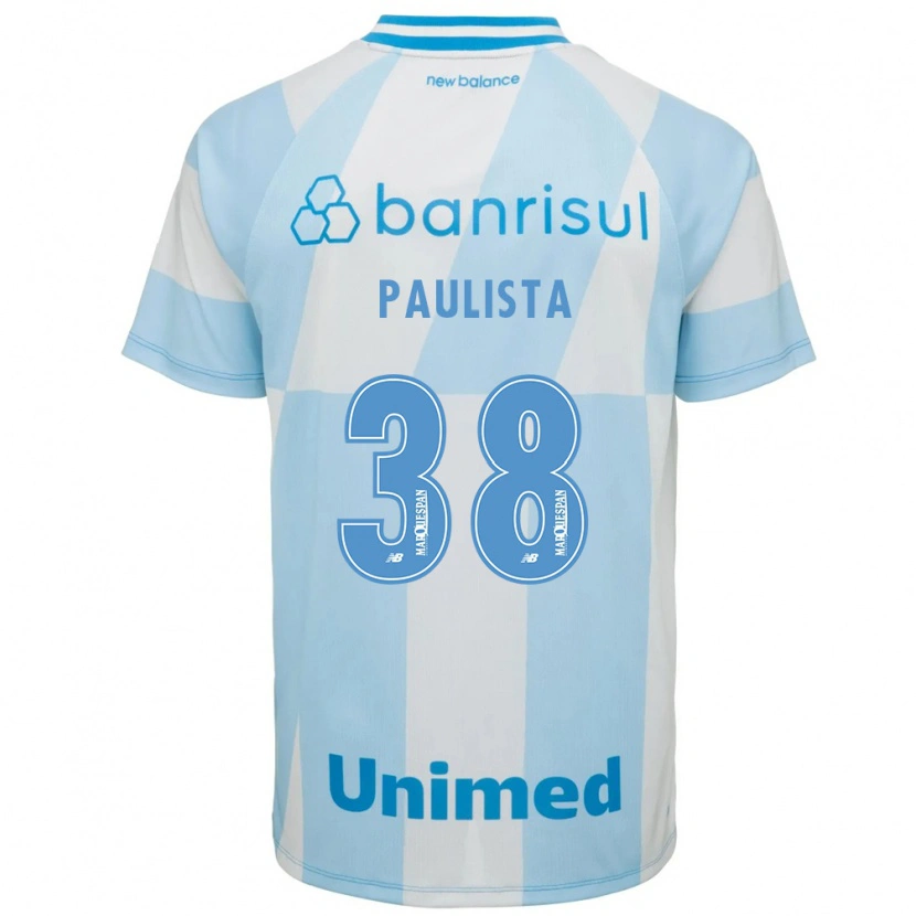 Danxen Heren Caio Paulista #38 Lichtblauw Wit Uitshirt Uittenue 2026/27 T-Shirt België