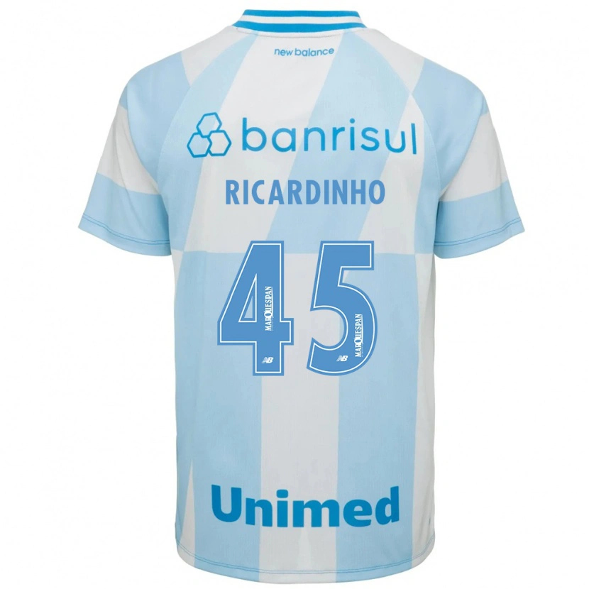 Danxen Heren Ricardinho #45 Lichtblauw Wit Uitshirt Uittenue 2026/27 T-Shirt België