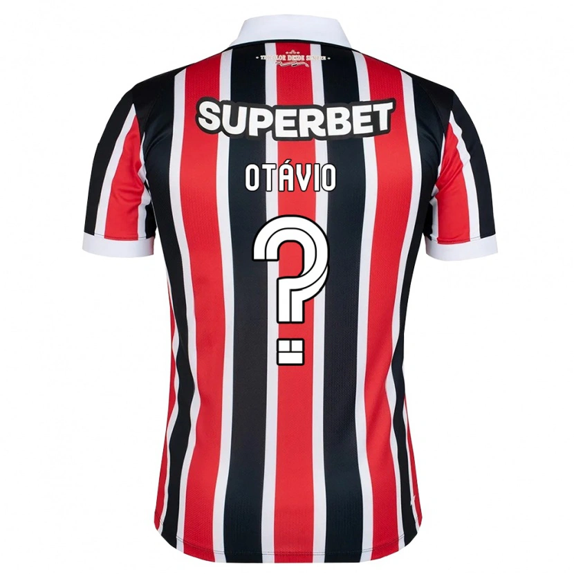 Danxen Heren Otávio Polin Garcia #0 Rood Wit Zwart Uitshirt Uittenue 2026/27 T-Shirt België