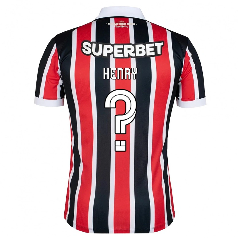 Danxen Heren Thierry Henry #0 Rood Wit Zwart Uitshirt Uittenue 2026/27 T-Shirt België