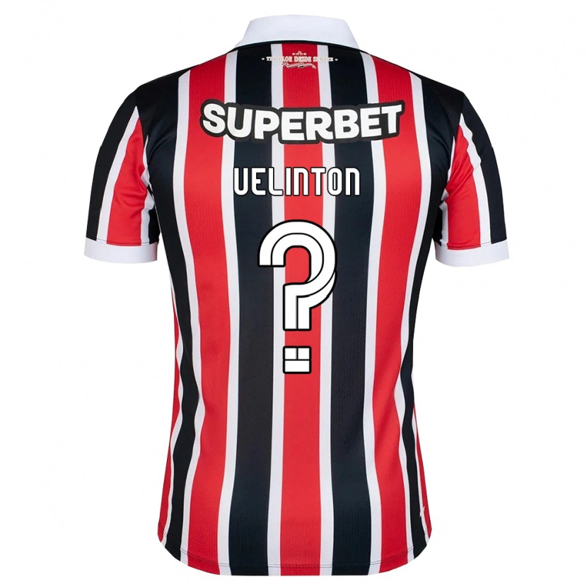 Danxen Heren Uelinton Joaquim Dos Santos Junior #0 Rood Wit Zwart Uitshirt Uittenue 2026/27 T-Shirt België