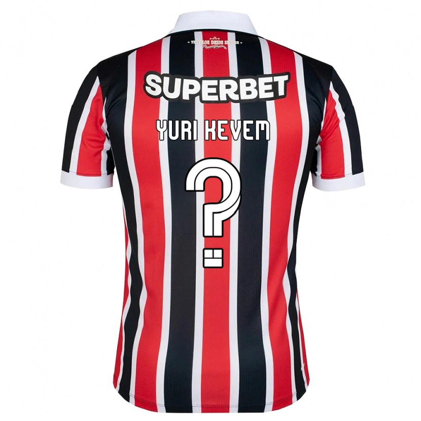 Danxen Heren Yuri Kevem #0 Rood Wit Zwart Uitshirt Uittenue 2026/27 T-Shirt België