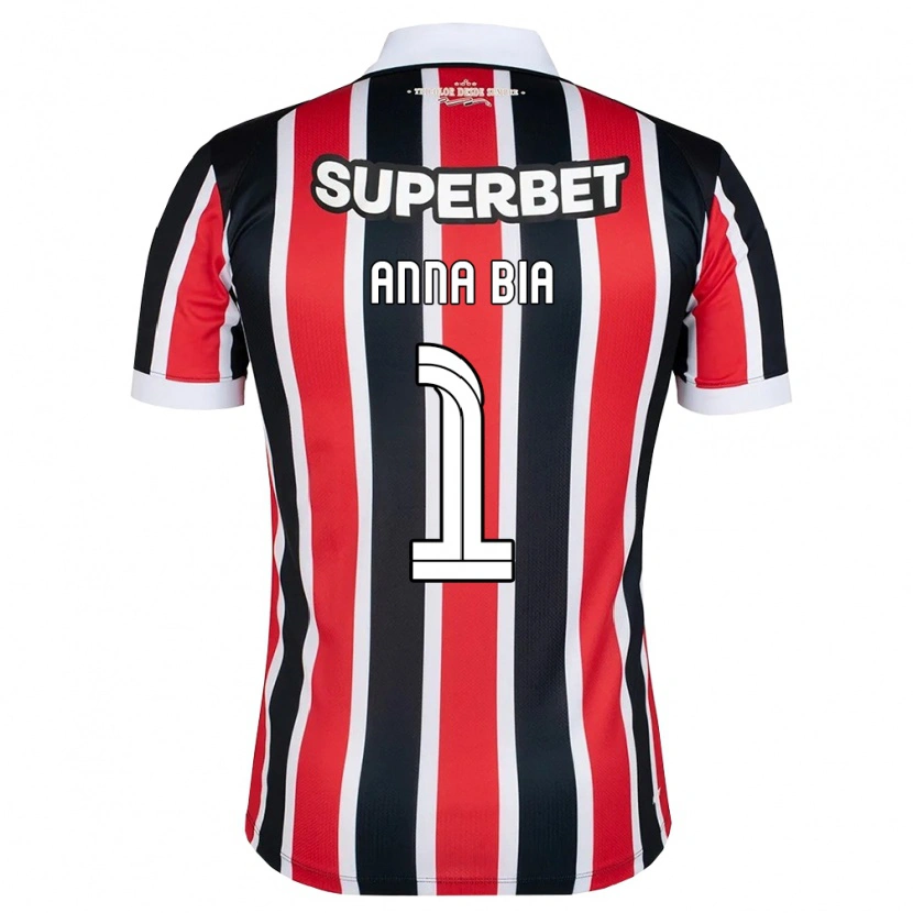 Danxen Heren Anna Bia #1 Rood Wit Zwart Uitshirt Uittenue 2026/27 T-Shirt België