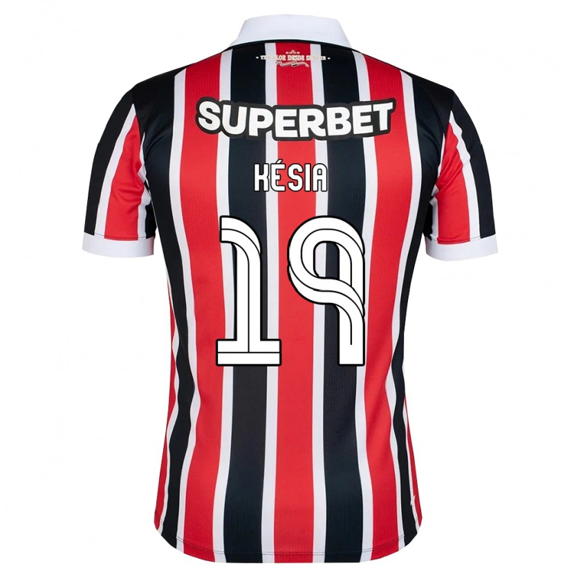 Danxen Heren Késia #19 Rood Wit Zwart Uitshirt Uittenue 2026/27 T-Shirt België