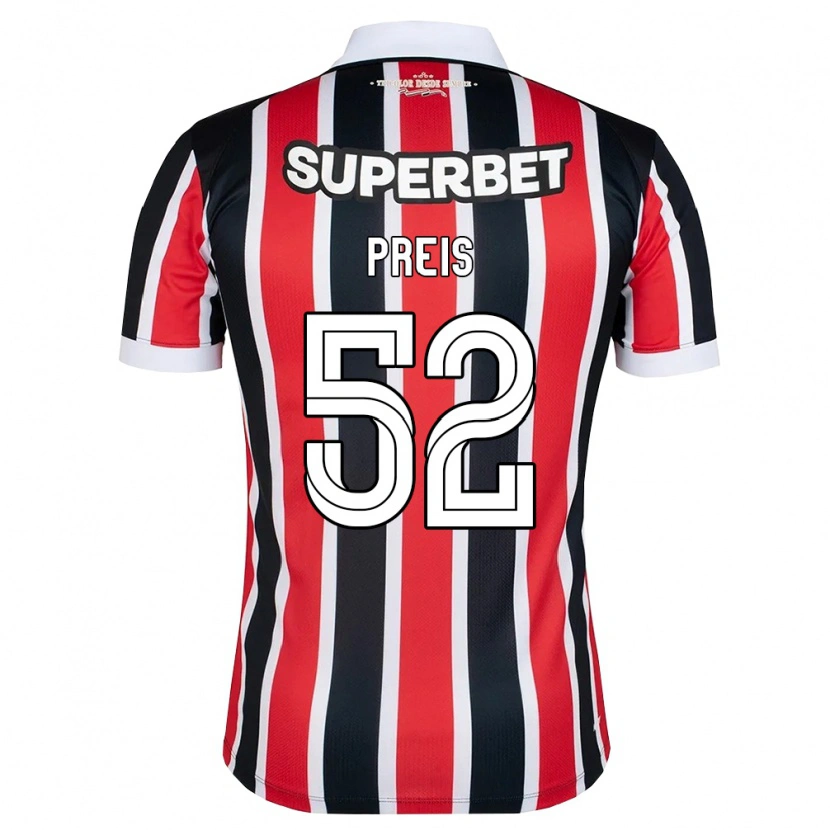 Danxen Heren Felipe Preis #52 Rood Wit Zwart Uitshirt Uittenue 2026/27 T-Shirt België