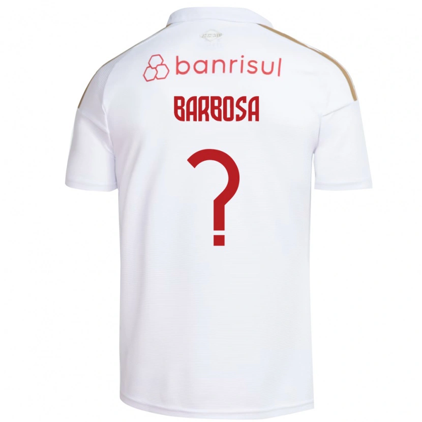 Danxen Heren Tiago Barbosa #0 Wit Rood Uitshirt Uittenue 2026/27 T-Shirt België