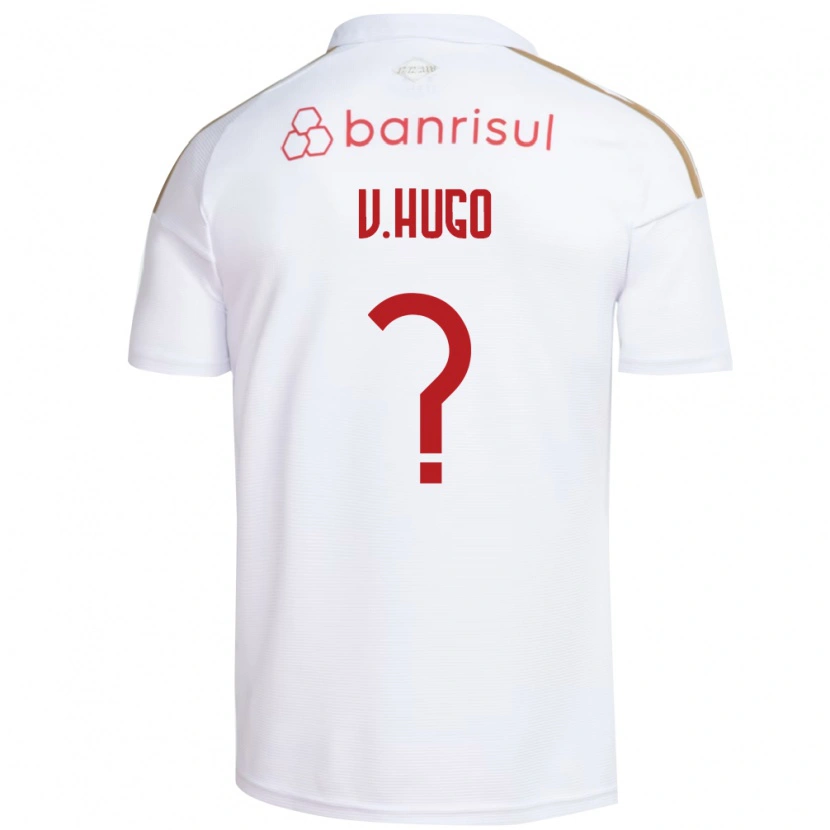 Danxen Heren Vitor Hugo #0 Wit Rood Uitshirt Uittenue 2026/27 T-Shirt België