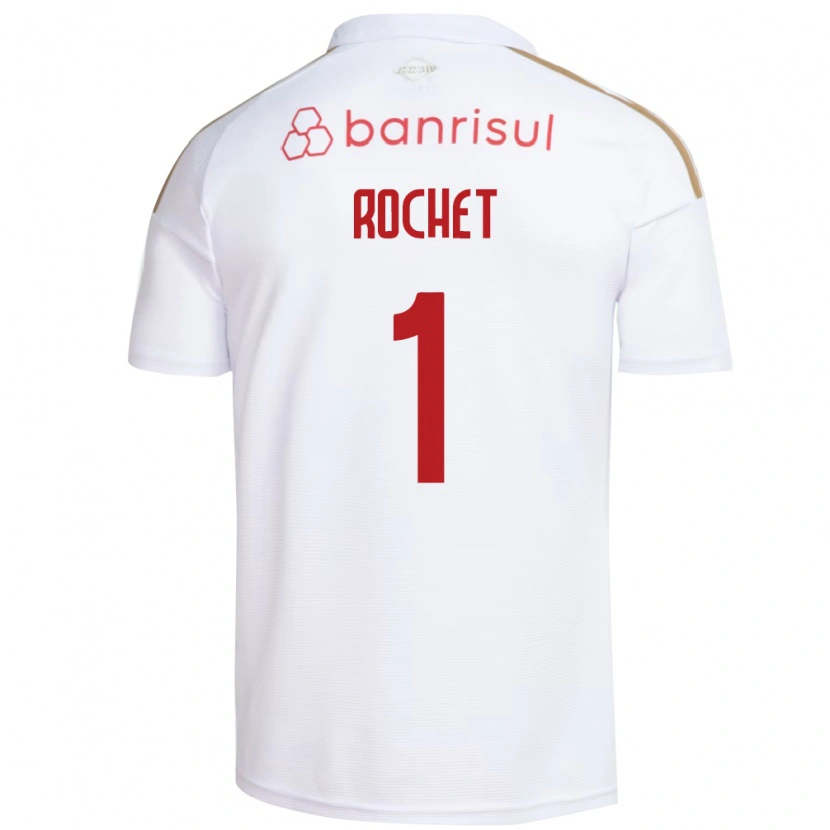 Danxen Heren Sergio Rochet #1 Wit Rood Uitshirt Uittenue 2026/27 T-Shirt België