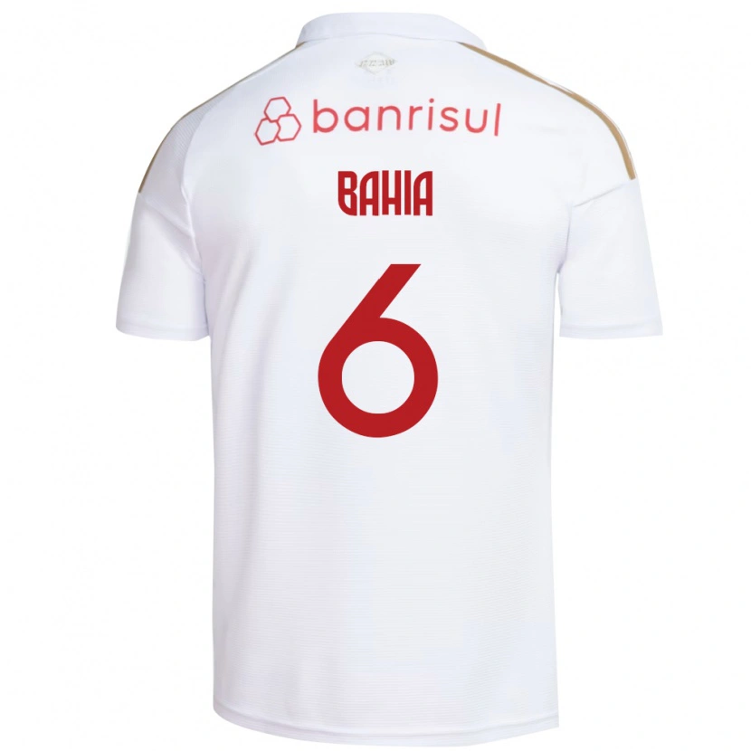 Danxen Heren Matheus Bahia #6 Wit Rood Uitshirt Uittenue 2026/27 T-Shirt België