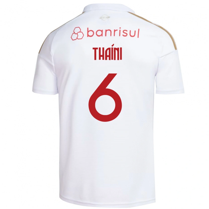 Danxen Heren Thaíni #6 Wit Rood Uitshirt Uittenue 2026/27 T-Shirt België
