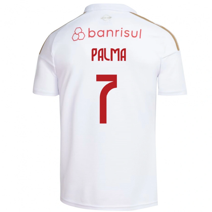 Danxen Heren Gabriel Palma #7 Wit Rood Uitshirt Uittenue 2026/27 T-Shirt België
