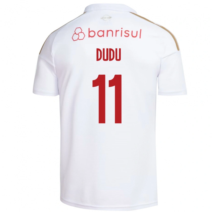 Danxen Heren Dudu #11 Wit Rood Uitshirt Uittenue 2026/27 T-Shirt België