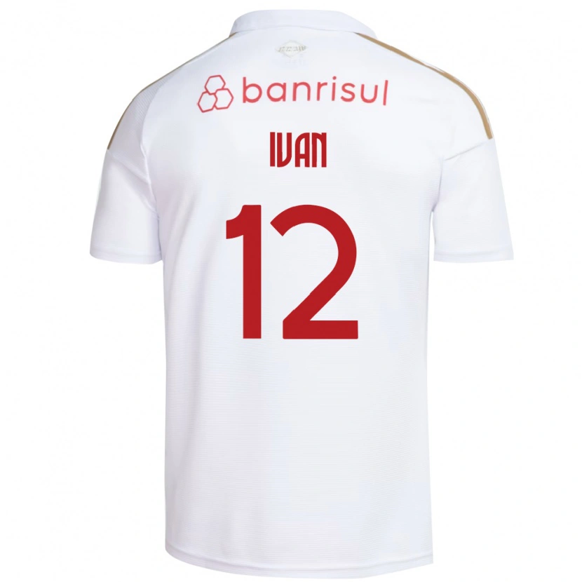 Danxen Heren Ivan #12 Wit Rood Uitshirt Uittenue 2026/27 T-Shirt België