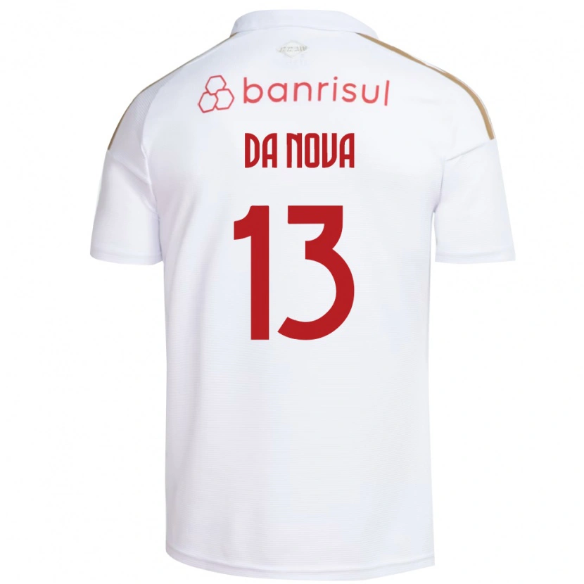 Danxen Heren Érick Da Nova #13 Wit Rood Uitshirt Uittenue 2026/27 T-Shirt België