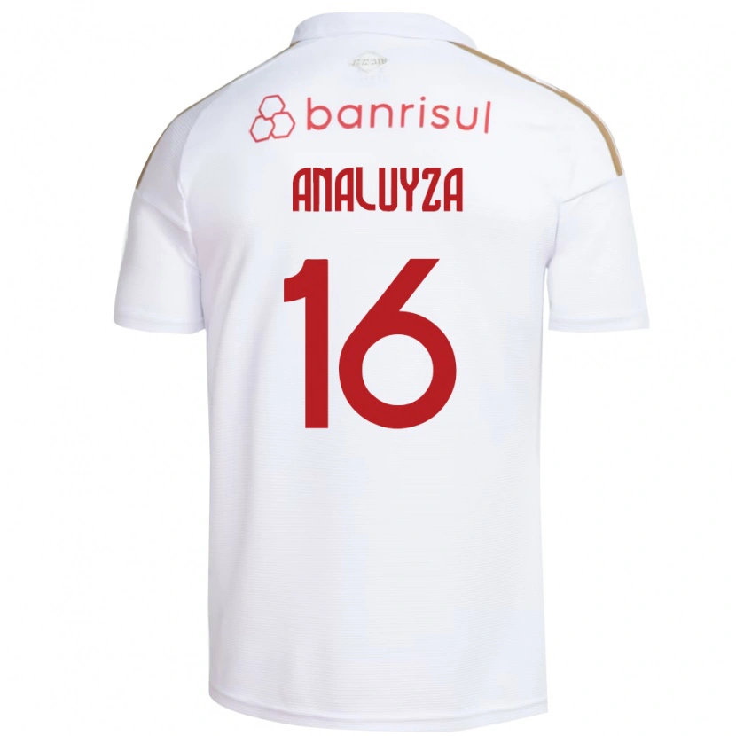 Danxen Heren Analuyza #16 Wit Rood Uitshirt Uittenue 2026/27 T-Shirt België