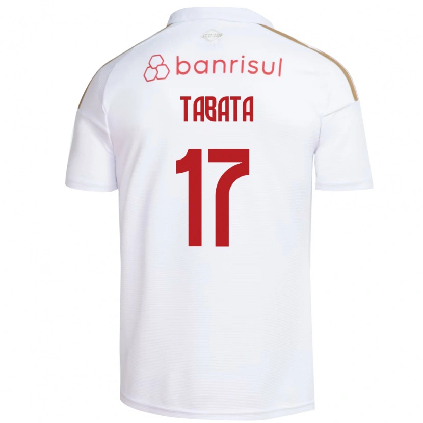 Danxen Heren Bruno Tabata #17 Wit Rood Uitshirt Uittenue 2026/27 T-Shirt België