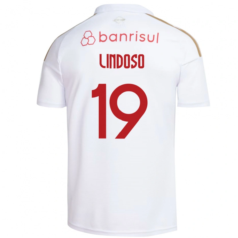 Danxen Heren Rodrigo Lindoso #19 Wit Rood Uitshirt Uittenue 2026/27 T-Shirt België