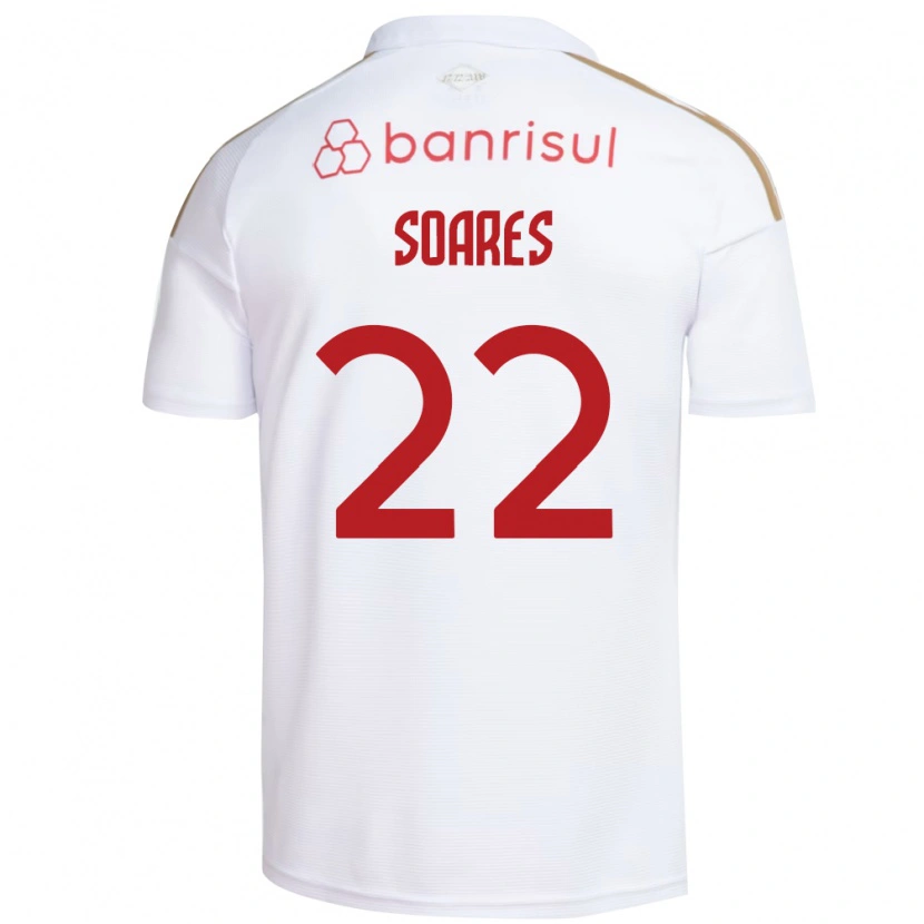 Danxen Heren Guilherme Soares #22 Wit Rood Uitshirt Uittenue 2026/27 T-Shirt België