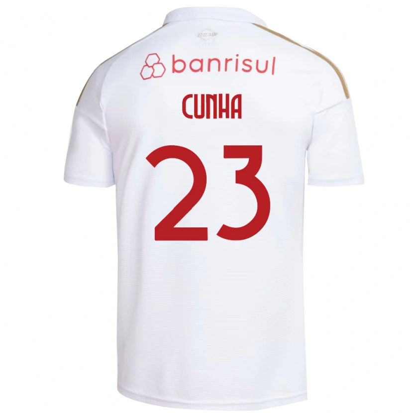 Danxen Heren Matheus Cunha #23 Wit Rood Uitshirt Uittenue 2026/27 T-Shirt België
