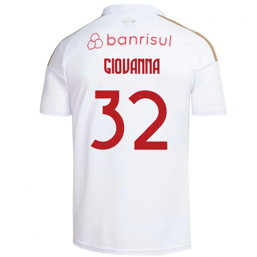 Danxen Heren Giulia Giovanna #32 Wit Rood Uitshirt Uittenue 2026/27 T-Shirt België