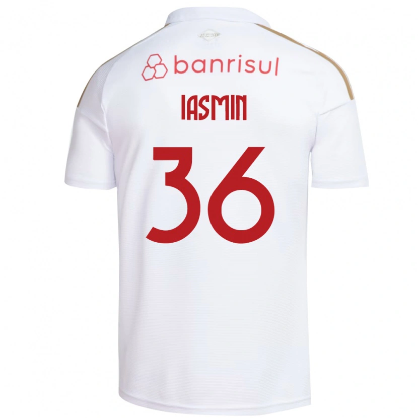 Danxen Heren Iasmin #36 Wit Rood Uitshirt Uittenue 2026/27 T-Shirt België