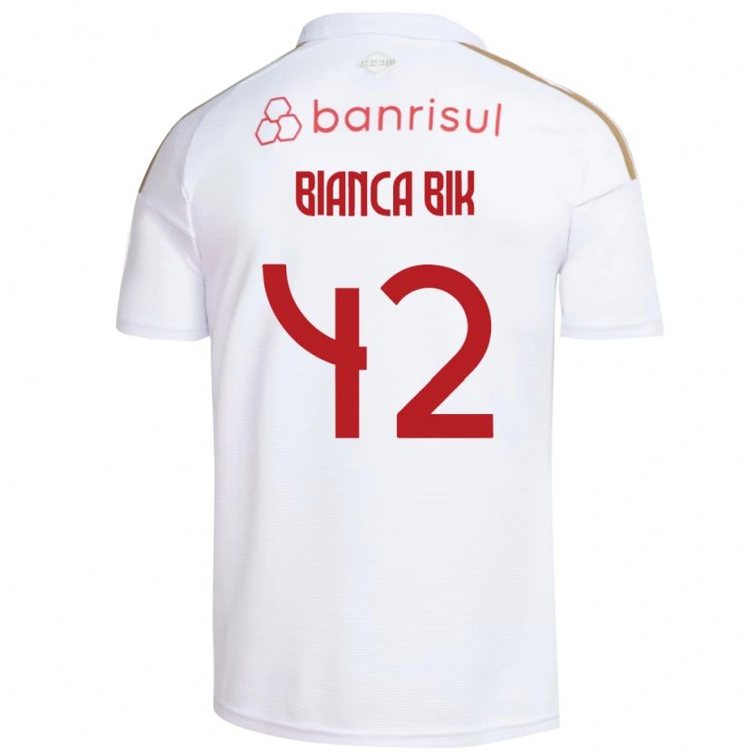 Danxen Heren Bianca Bik #42 Wit Rood Uitshirt Uittenue 2026/27 T-Shirt België