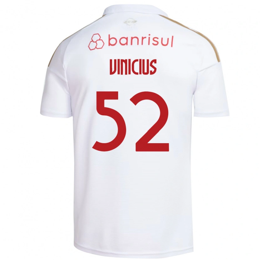 Danxen Heren Gabriel Vinicius #52 Wit Rood Uitshirt Uittenue 2026/27 T-Shirt België