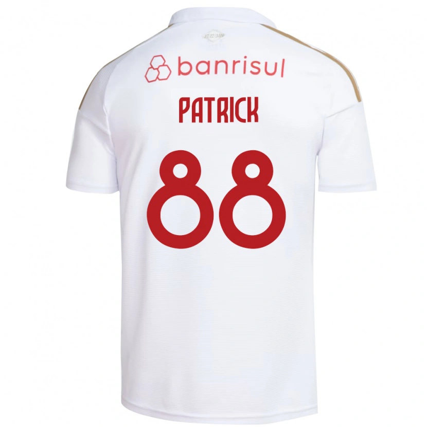 Danxen Heren Patrick #88 Wit Rood Uitshirt Uittenue 2026/27 T-Shirt België