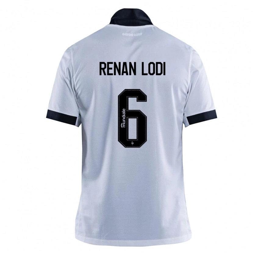 Danxen Heren Renan Lodi #6 Zwart Wit Uitshirt Uittenue 2026/27 T-Shirt België