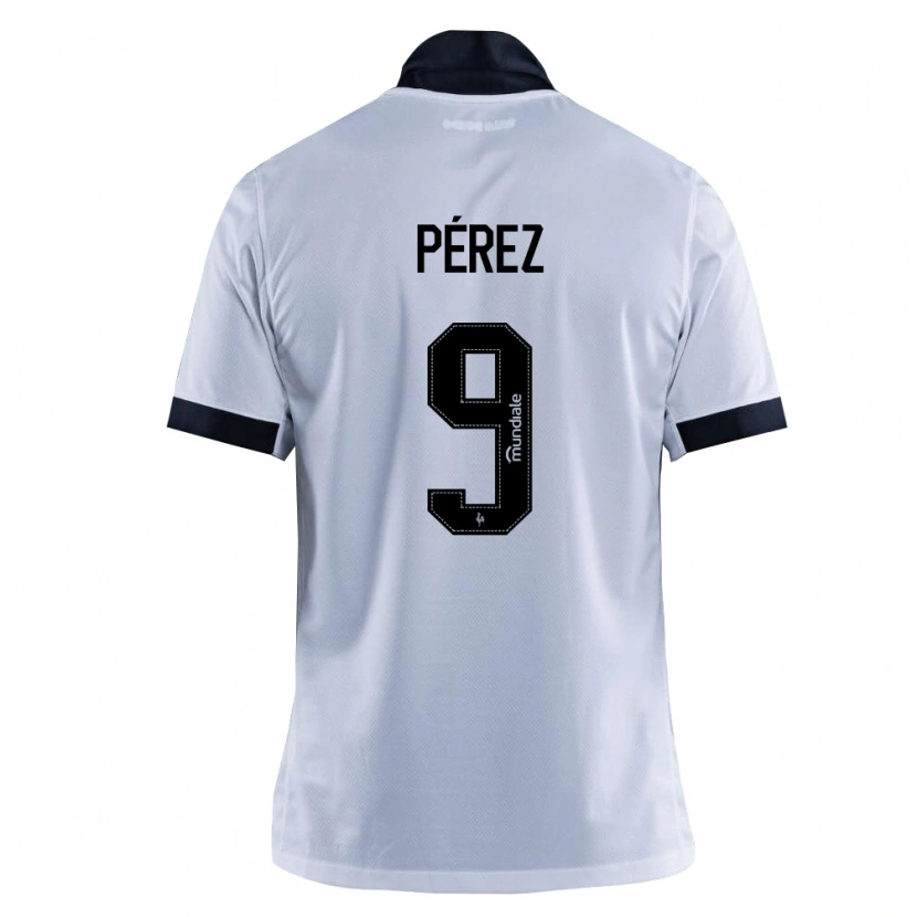 Danxen Heren Diego Pérez #9 Zwart Wit Uitshirt Uittenue 2026/27 T-Shirt België
