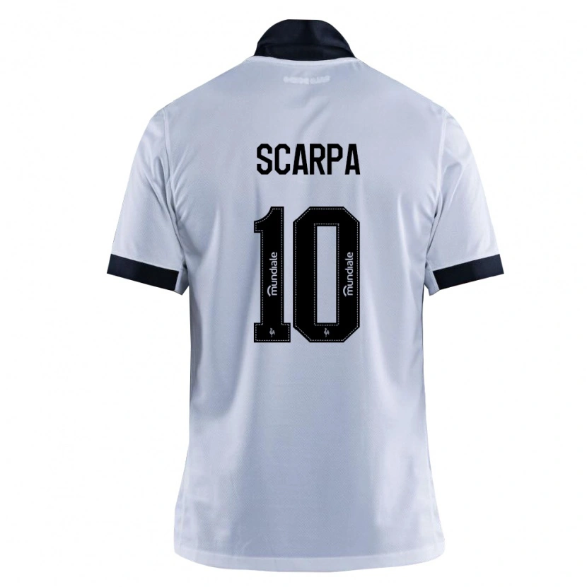 Danxen Heren Gustavo Scarpa #10 Zwart Wit Uitshirt Uittenue 2026/27 T-Shirt België