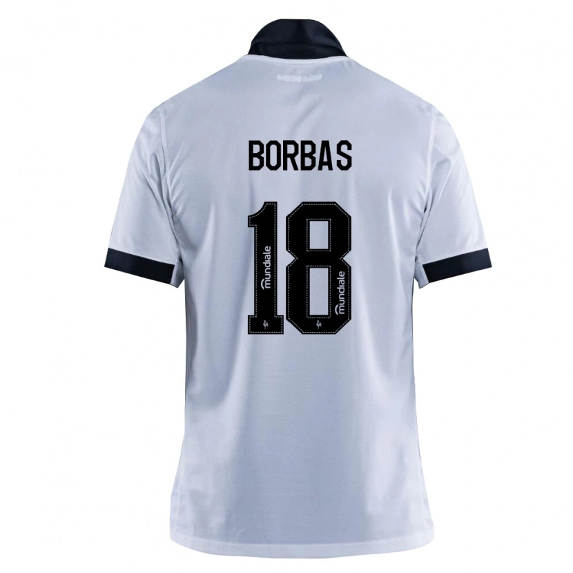 Danxen Heren Thiago Borbas #18 Zwart Wit Uitshirt Uittenue 2026/27 T-Shirt België