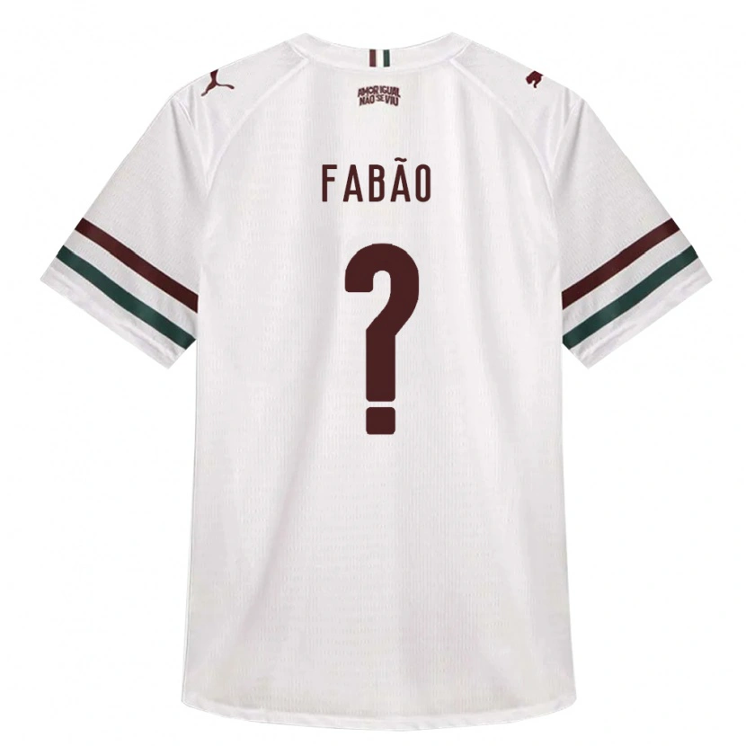 Danxen Heren Fábio José De Souza Júnior #0 Wit Groen Bordeaux Rood Uitshirt Uittenue 2026/27 T-Shirt België