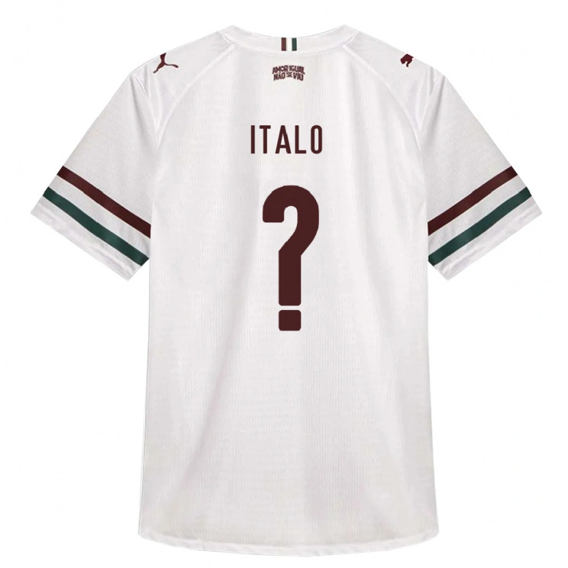 Danxen Heren Italo Vinicius Soares Da Silva Lopes #0 Wit Groen Bordeaux Rood Uitshirt Uittenue 2026/27 T-Shirt België