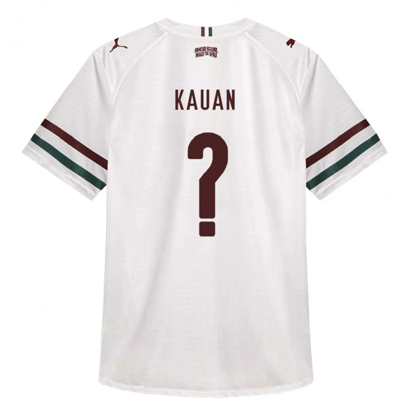 Danxen Heren Victor Kauan Ferreira Lauriano Sousa #0 Wit Groen Bordeaux Rood Uitshirt Uittenue 2026/27 T-Shirt België