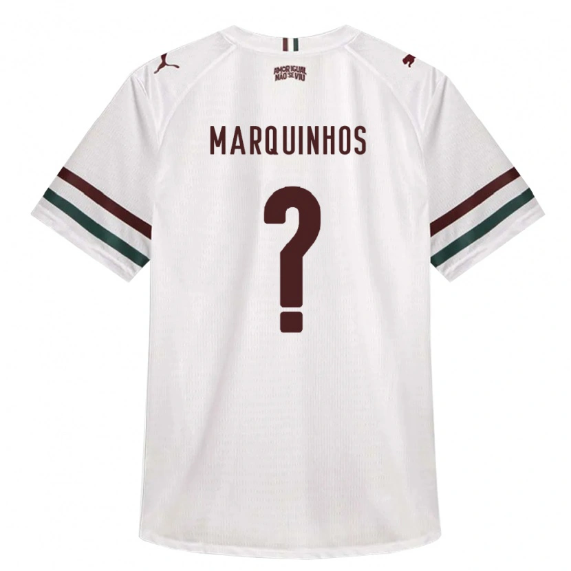 Danxen Heren Marquinhos #0 Wit Groen Bordeaux Rood Uitshirt Uittenue 2026/27 T-Shirt België