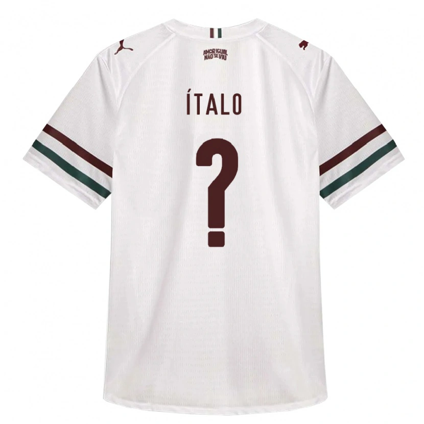 Danxen Heren Ítalo Thiago Soares Lima #0 Wit Groen Bordeaux Rood Uitshirt Uittenue 2026/27 T-Shirt België