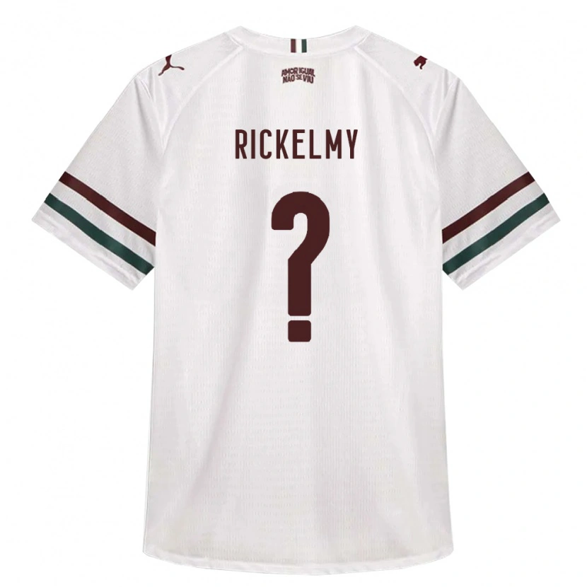 Danxen Heren Rickelmy Santos Moreira #0 Wit Groen Bordeaux Rood Uitshirt Uittenue 2026/27 T-Shirt België