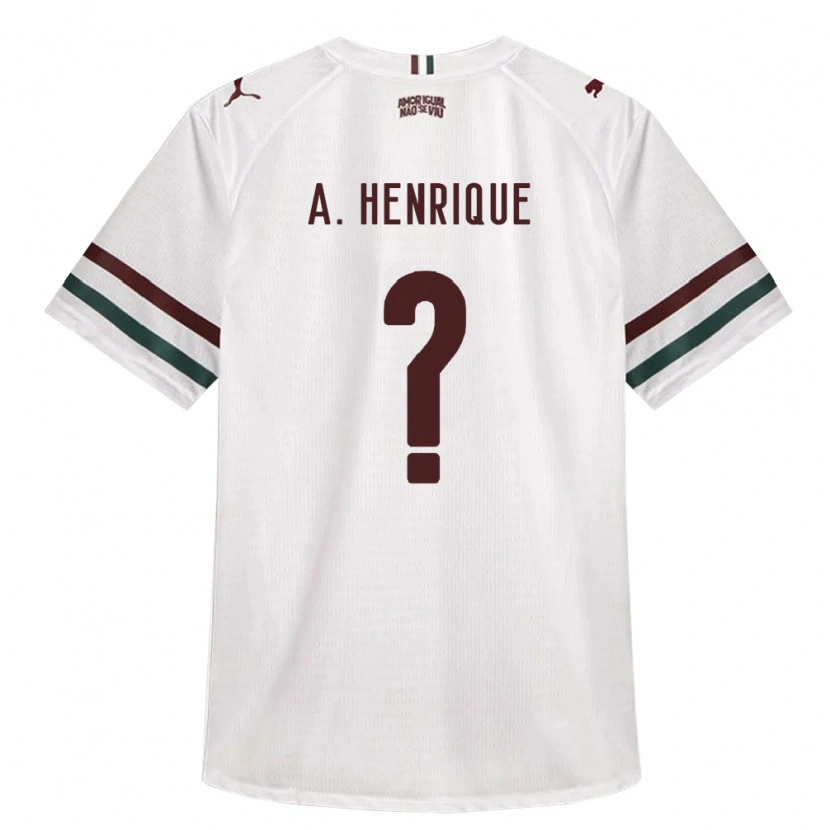 Danxen Heren Arthur Henrique #0 Wit Groen Bordeaux Rood Uitshirt Uittenue 2026/27 T-Shirt België