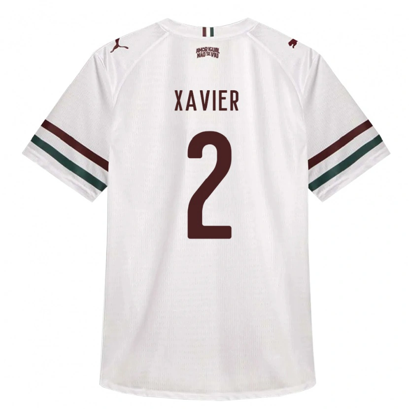 Danxen Heren Samuel Xavier #2 Wit Groen Bordeaux Rood Uitshirt Uittenue 2026/27 T-Shirt België