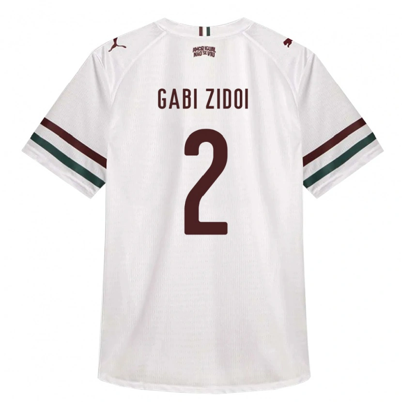 Danxen Heren Gabi Zidoi #2 Wit Groen Bordeaux Rood Uitshirt Uittenue 2026/27 T-Shirt België
