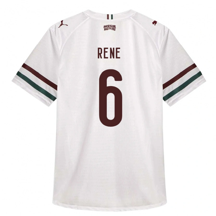Danxen Heren Renê Rodrigues Martins #6 Wit Groen Bordeaux Rood Uitshirt Uittenue 2026/27 T-Shirt België
