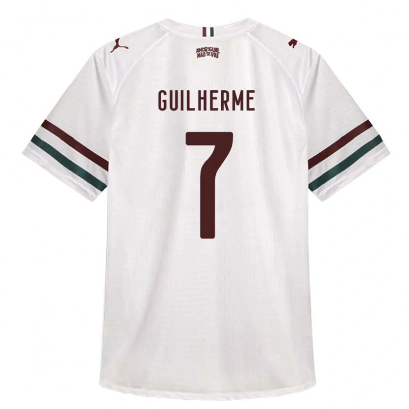 Danxen Heren Luiz Guilherme #7 Wit Groen Bordeaux Rood Uitshirt Uittenue 2026/27 T-Shirt België
