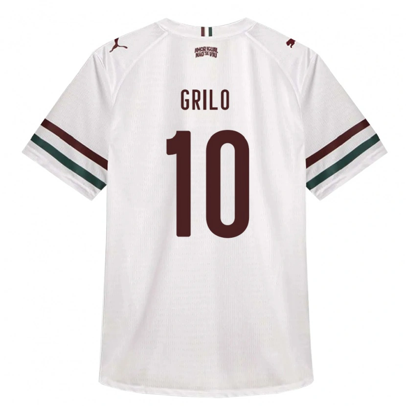 Danxen Heren João Grilo #10 Wit Groen Bordeaux Rood Uitshirt Uittenue 2026/27 T-Shirt België