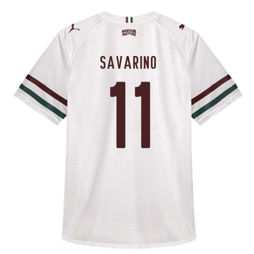 Danxen Heren Jefferson Savarino #11 Wit Groen Bordeaux Rood Uitshirt Uittenue 2026/27 T-Shirt België