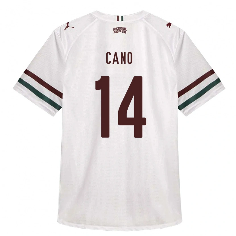 Danxen Heren Germán Cano #14 Wit Groen Bordeaux Rood Uitshirt Uittenue 2026/27 T-Shirt België