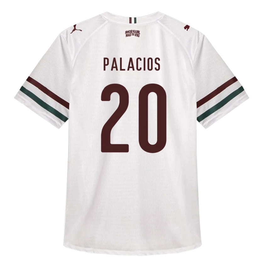 Danxen Heren Juan Palacios #20 Wit Groen Bordeaux Rood Uitshirt Uittenue 2026/27 T-Shirt België