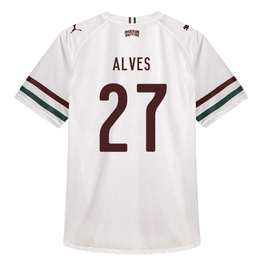 Danxen Heren Felipe Alves #27 Wit Groen Bordeaux Rood Uitshirt Uittenue 2026/27 T-Shirt België