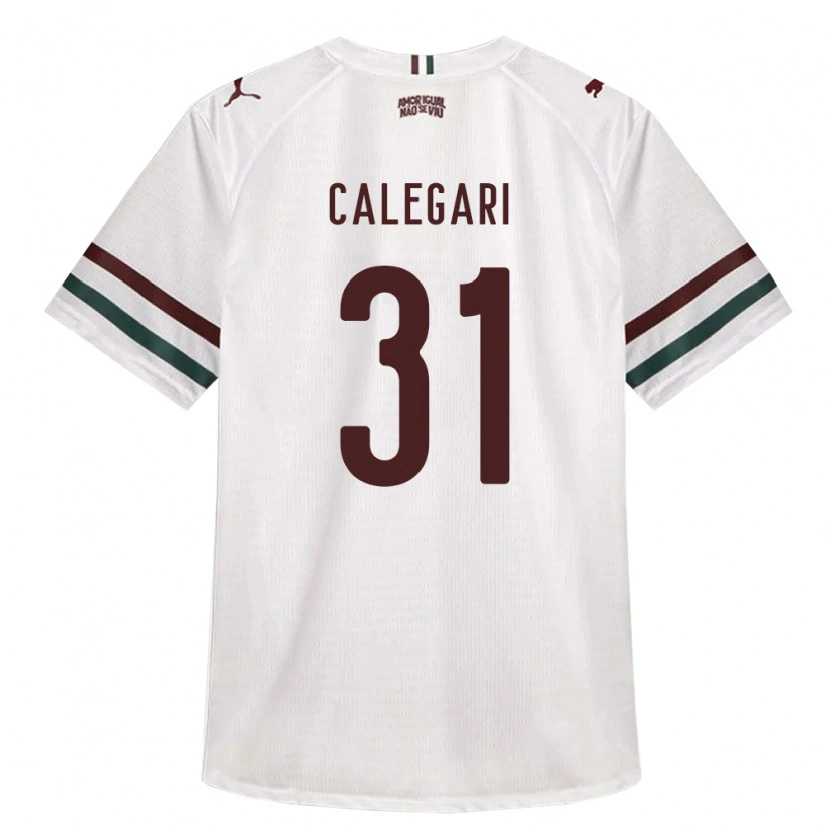 Danxen Heren Calegari #31 Wit Groen Bordeaux Rood Uitshirt Uittenue 2026/27 T-Shirt België