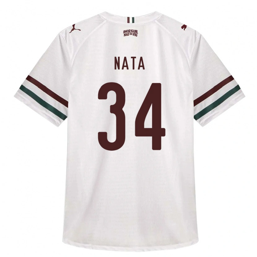 Danxen Heren Wesley Natã #34 Wit Groen Bordeaux Rood Uitshirt Uittenue 2026/27 T-Shirt België